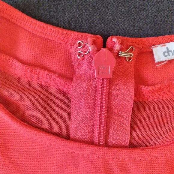 Charlotte Russe Pink Dress With Mesh - Picture 4 of 6